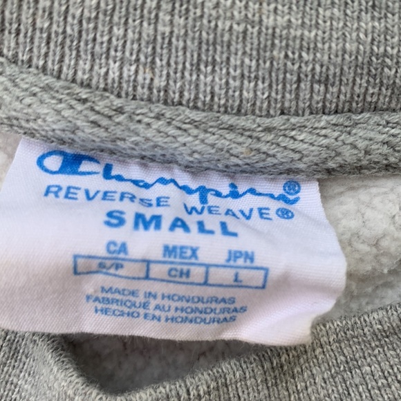 Champion Gray Sweatshirt EUC Small EUC Unisex - Picture 8 of 12